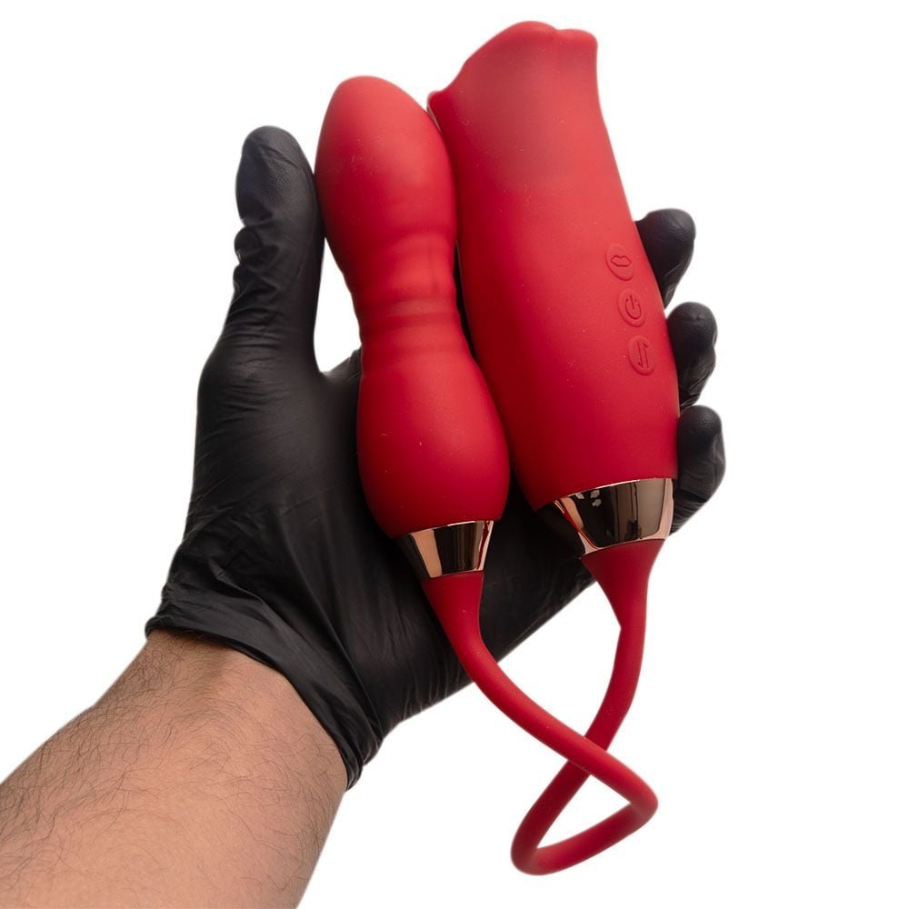 Vibrador Formato Boca Bullet Vai E Vem 2 Sexy Import