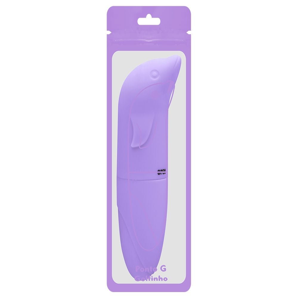 Vibrador Golfinho Toque Aveludado Vipmix