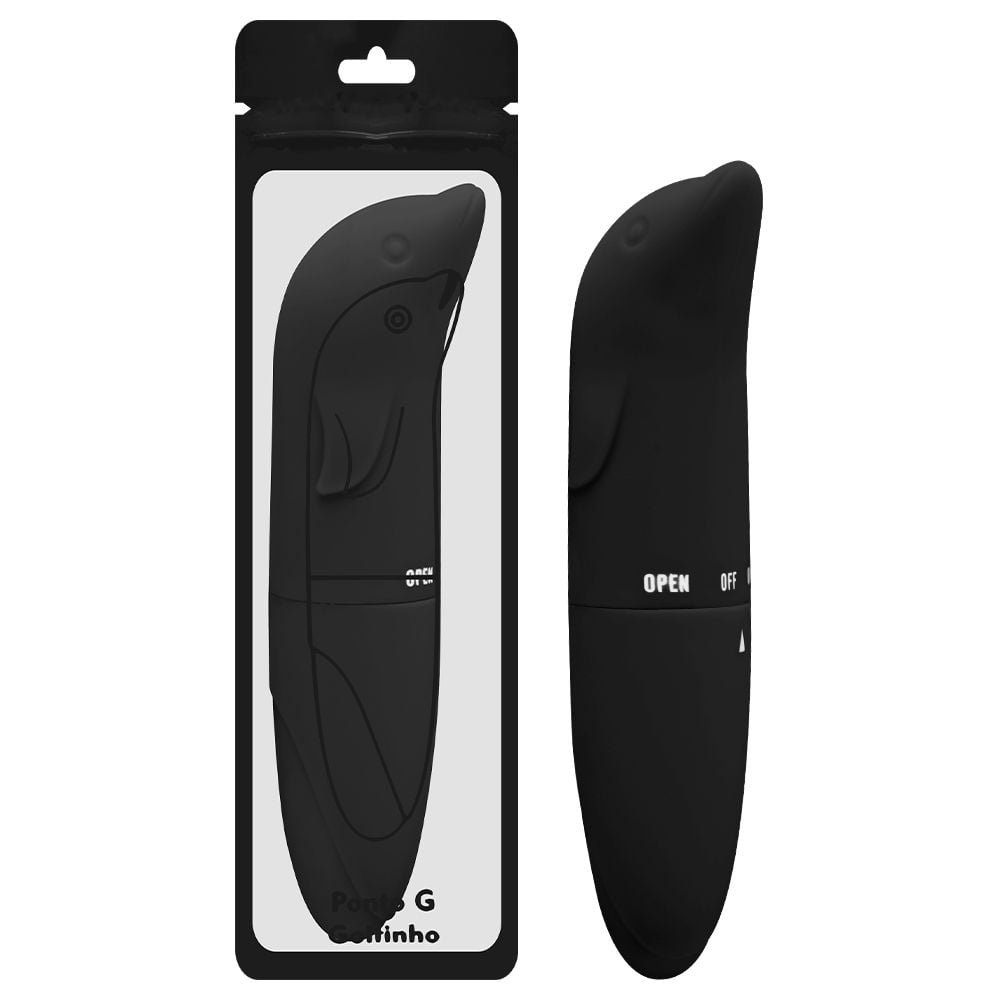 Vibrador Golfinho Toque Aveludado Vipmix