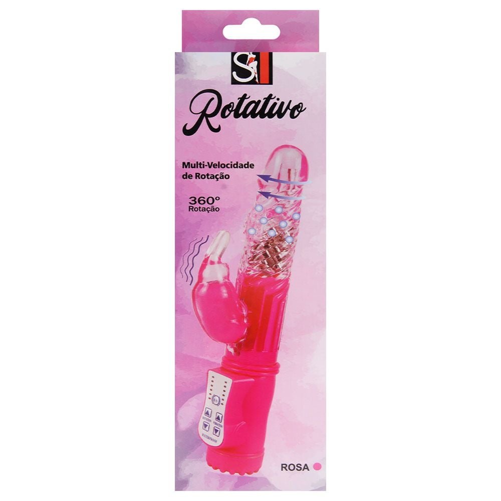 Vibrador Jack Rabbit Rotativo 36 Vibrações Sexy Import