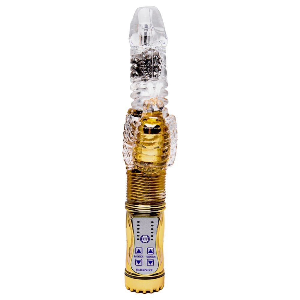 Vibrador Jack Rabbit Rotativo Vai E Vem 36 Vibrações Sexy Import
