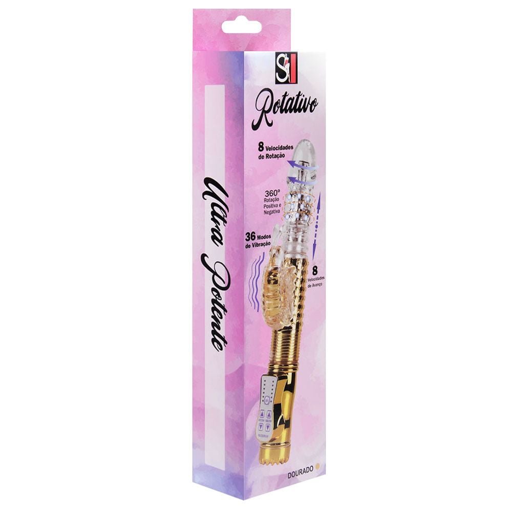 Vibrador Jack Rabbit Rotativo Vai E Vem 36 Vibrações Sexy Import