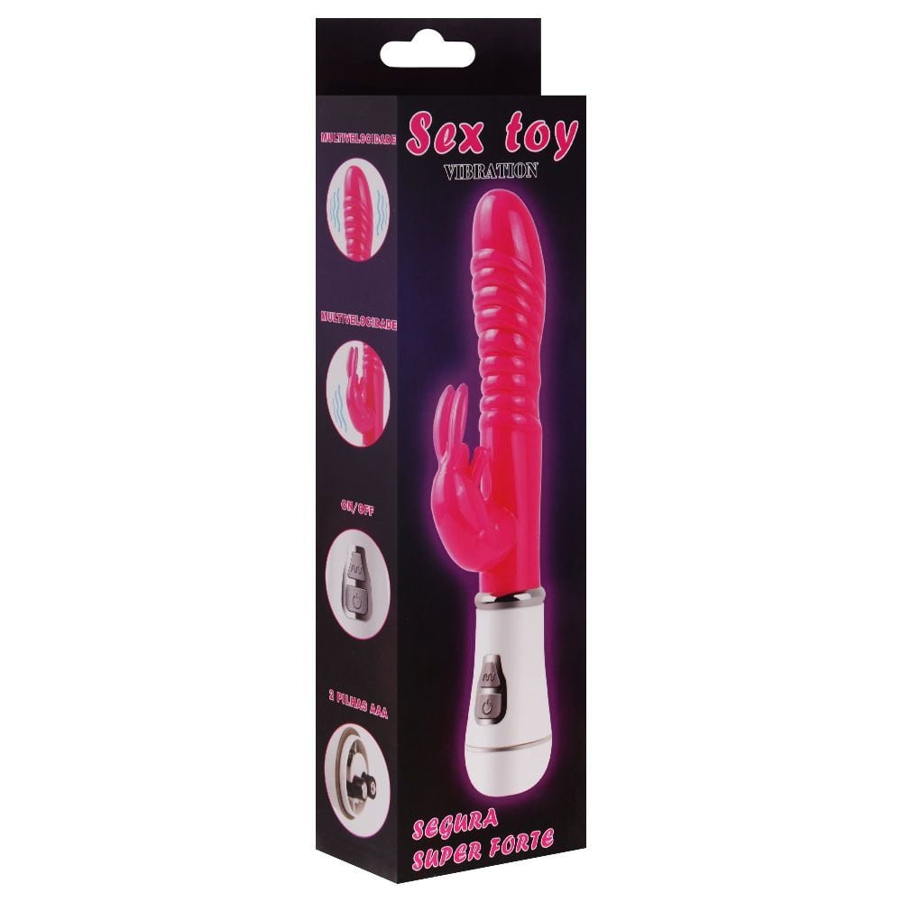 Vibrador Jelly Duplo Motor 16cm Sexy Import