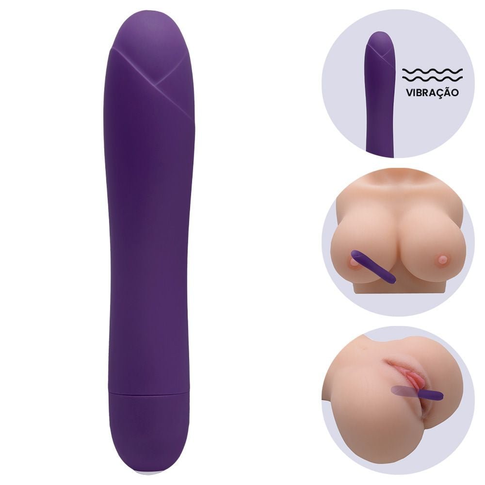 Vibrador Lilo Super Macio 5 Vibrações Super Potentes Vipmix
