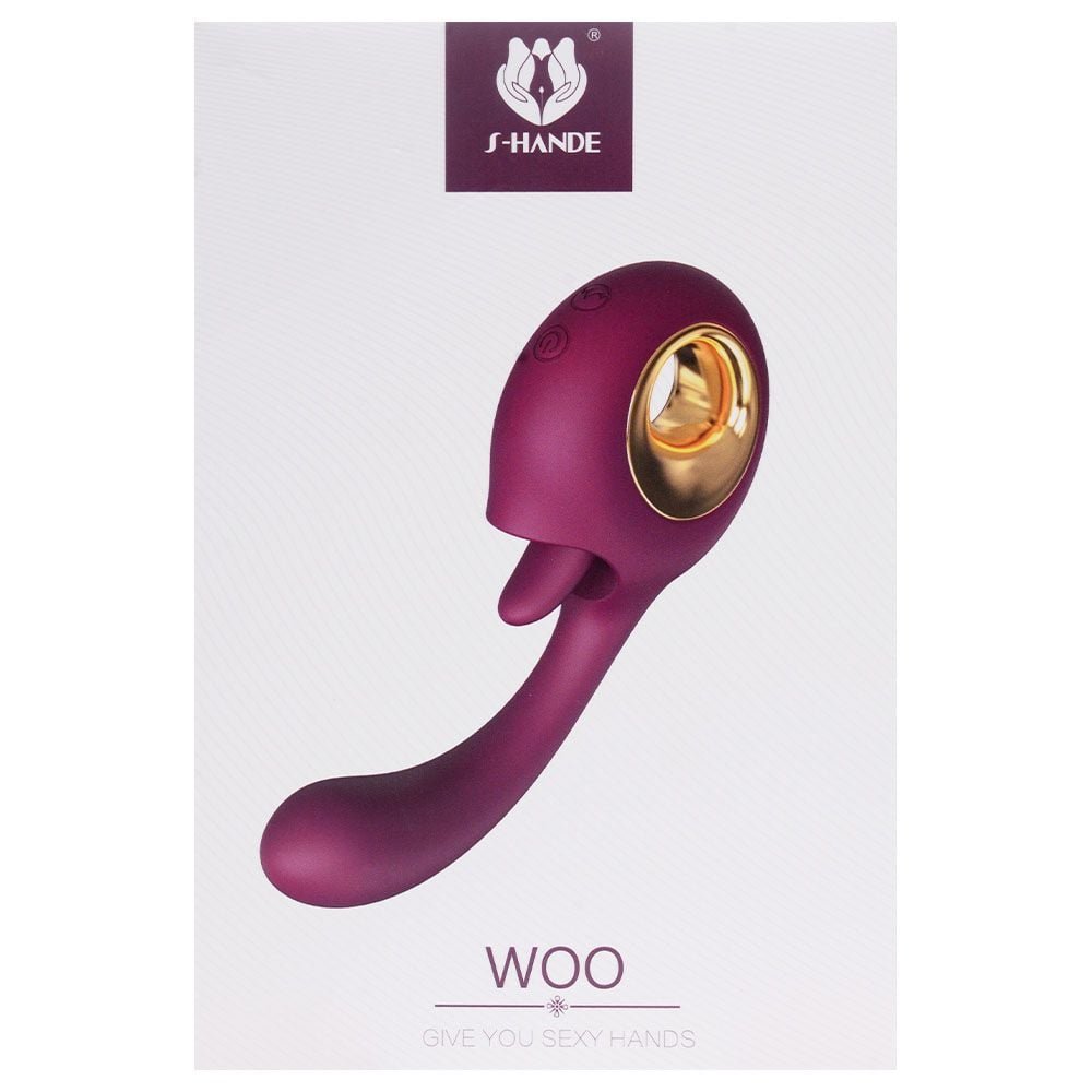 Vibrador Língua 9 Modos Woo S-hande Sexy Import