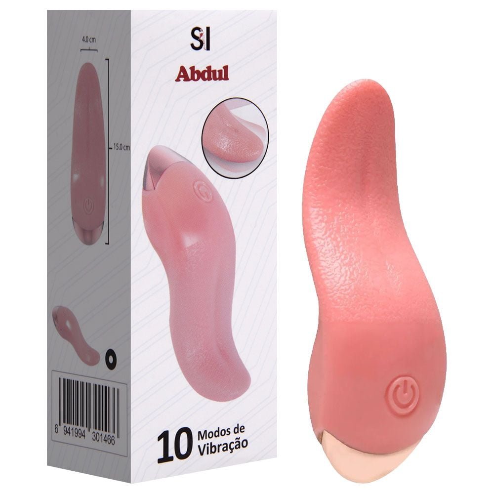 Vibrador Língua Realística 10 Variações Sexy Import