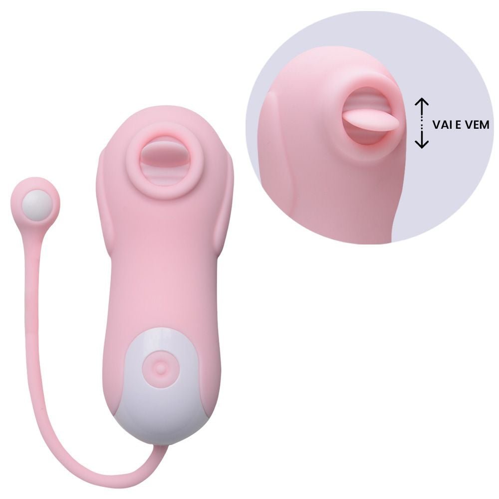 Vibrador Linguinha 10 Vibrações Lilo Vipmix