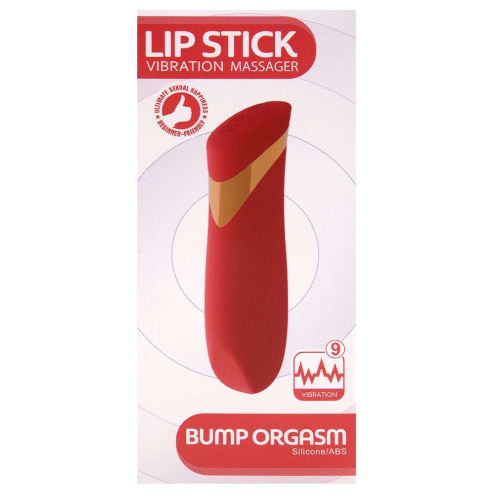 Vibrador Lipstick Bump Orgasm 9 Modos Usb Vipmix