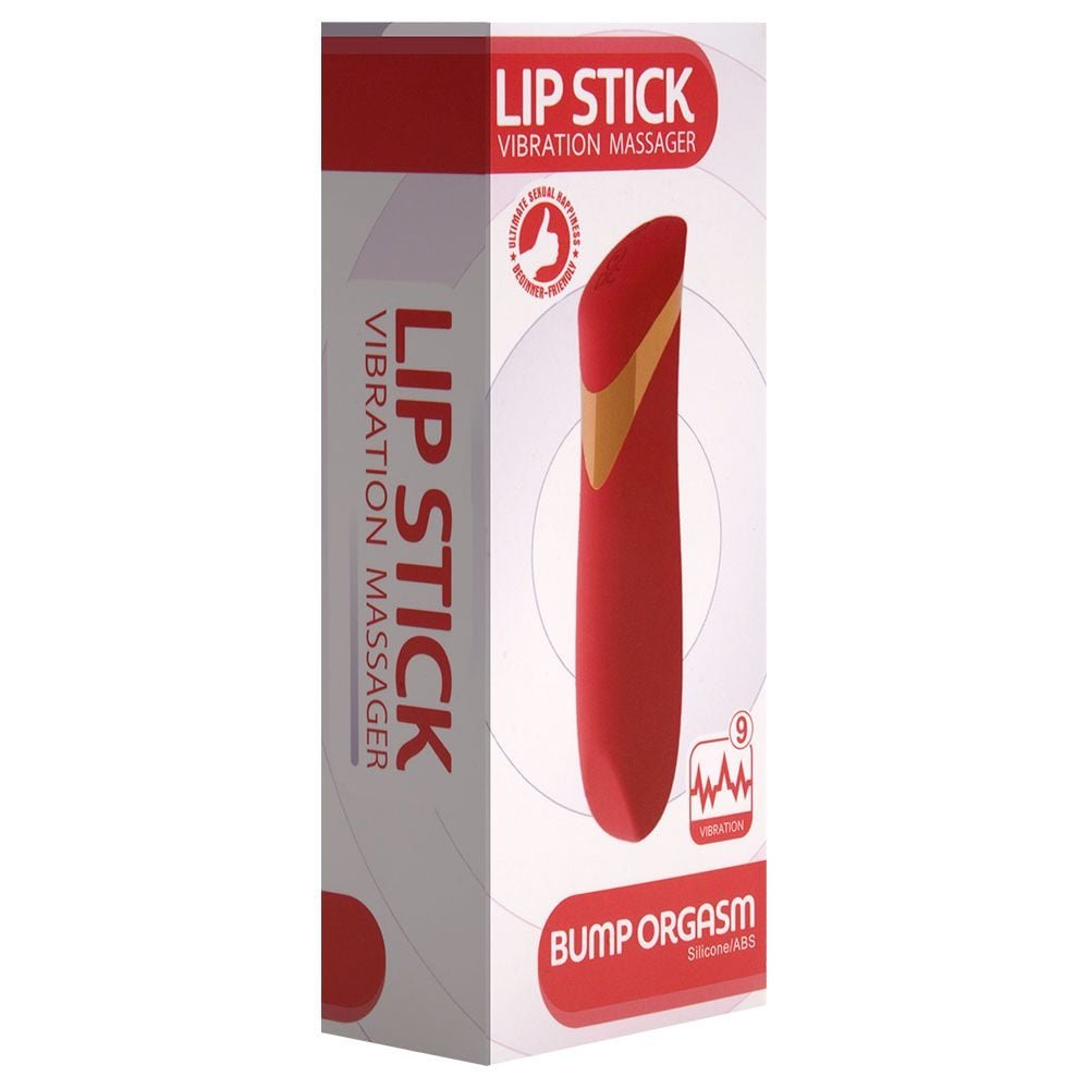 Vibrador Lipstick Bump Orgasm 9 Modos Usb Vipmix