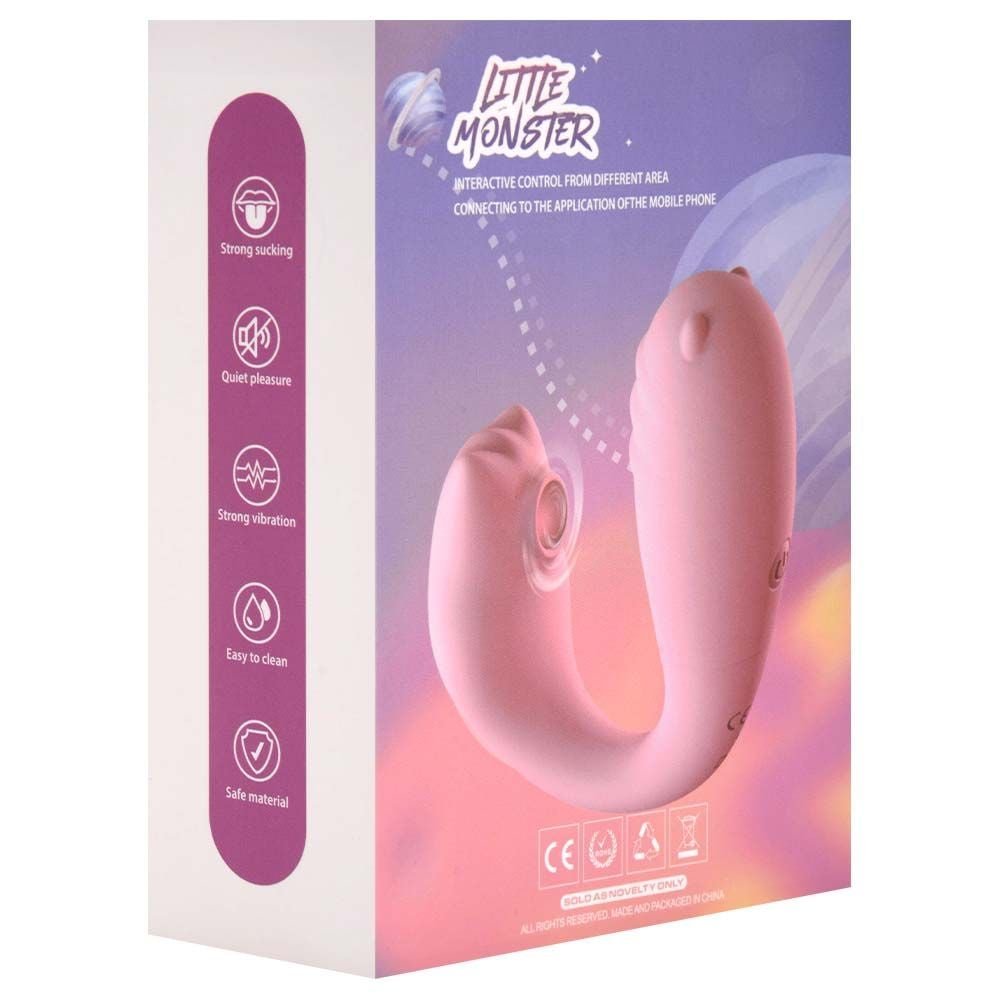 Vibrador Little Monster Pulsação Via App Sexy Import