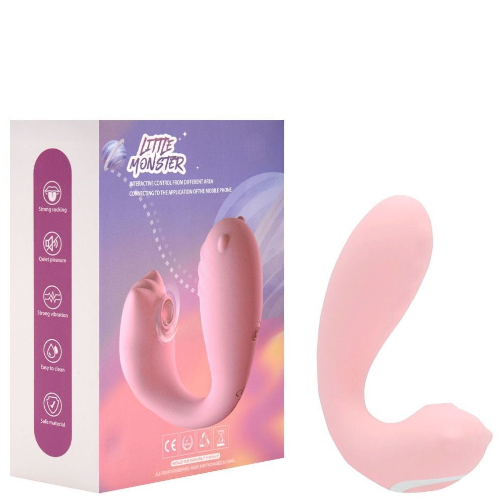 Vibrador Little Monster Pulsação Via App Sexy Import