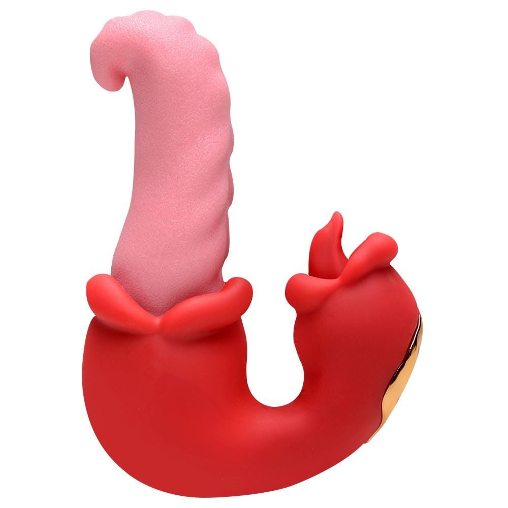 Vibrador Medusa's Kiss Língua Dupla 10 Modos Vipmix