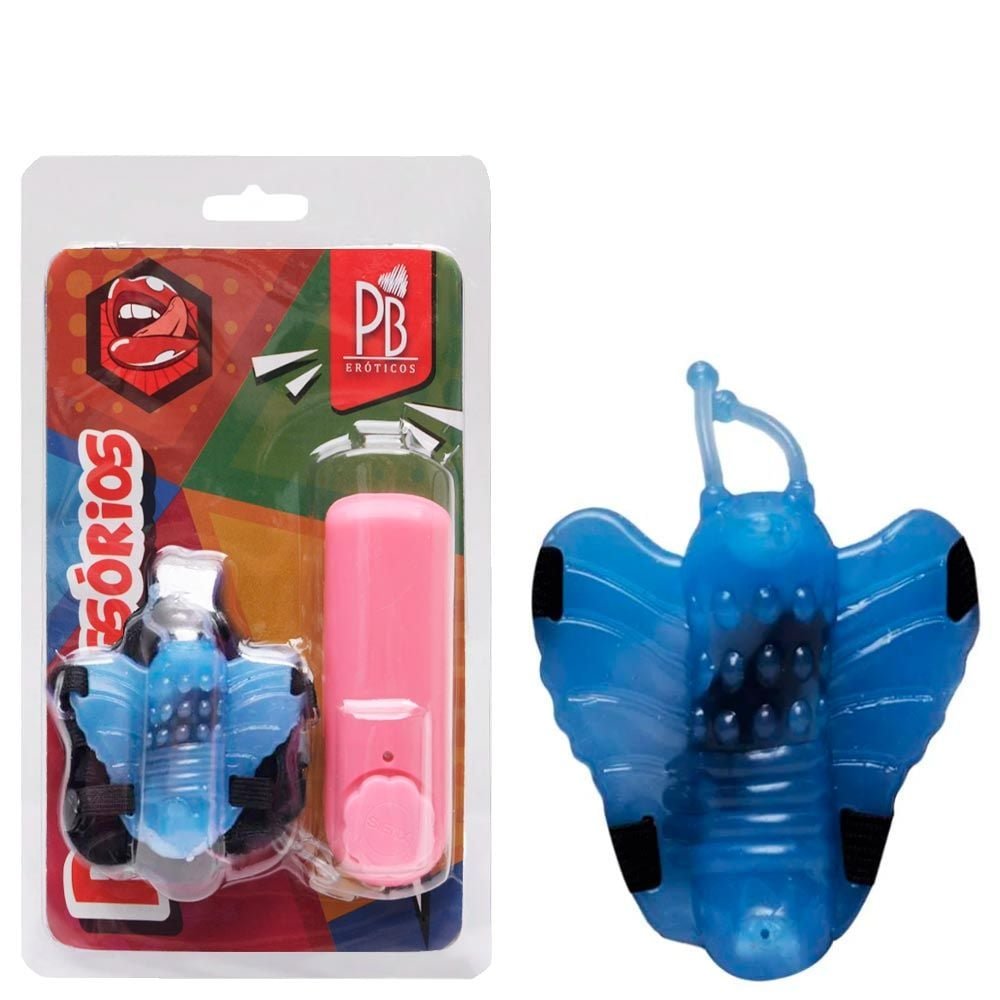 Vibrador Micro Butterfly 6 X 6cm Pau Brasil