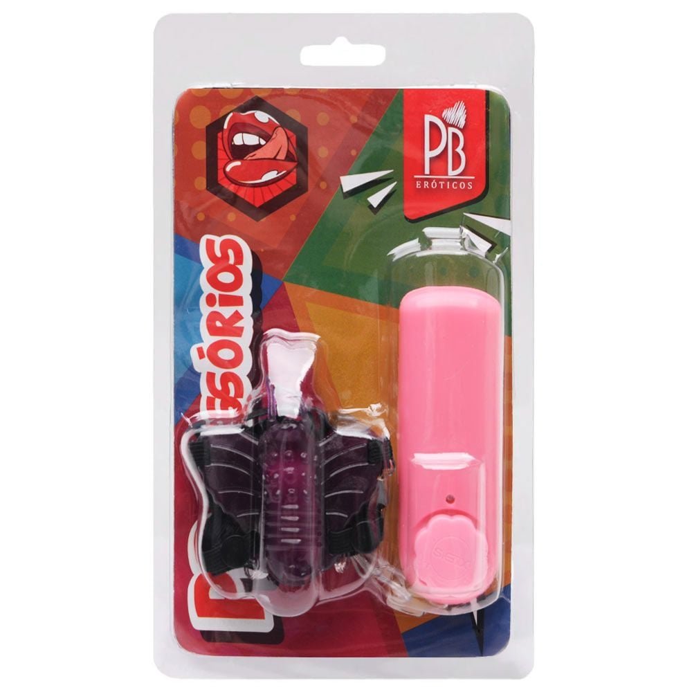 Vibrador Micro Butterfly 6 X 6cm Pau Brasil