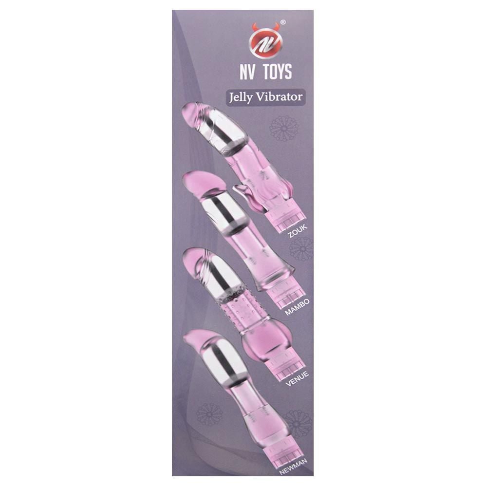 Vibrador Multivelocidade Ponto G Jelly Nv Toys Vipmix