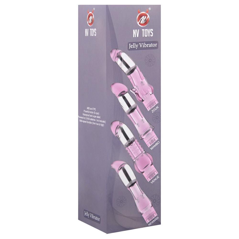 Vibrador Multivelocidade Ponto G Jelly Nv Toys Vipmix