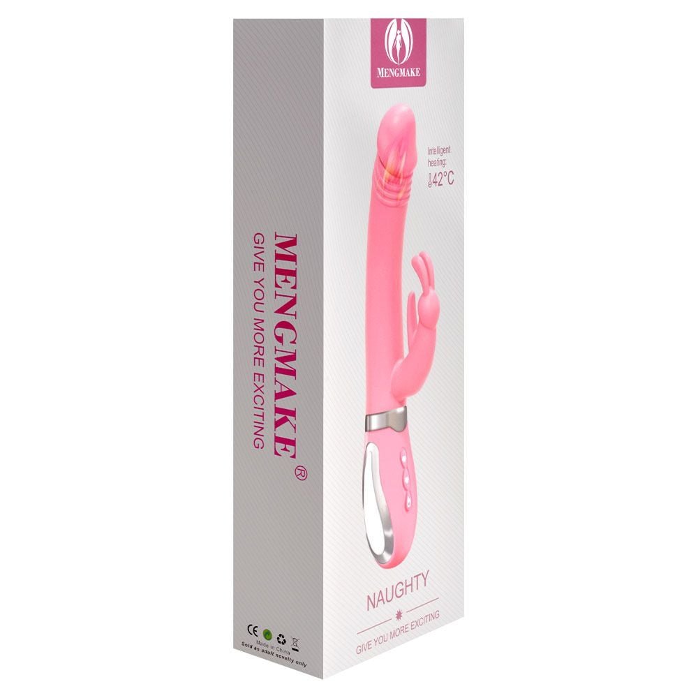 Vibrador Naughty 36 Modos E Aquecimento Usb Vipmix