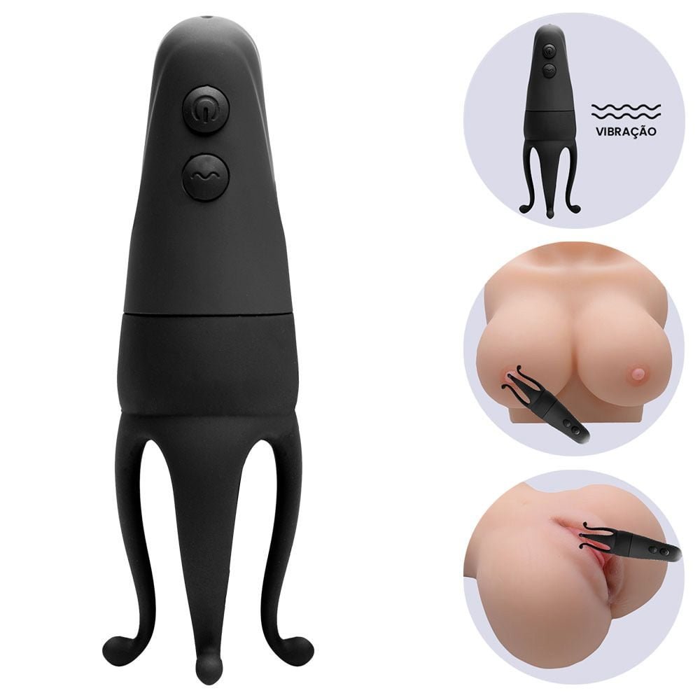 Vibrador Octopus Lilo 10 Vibrações Usb Vipmix