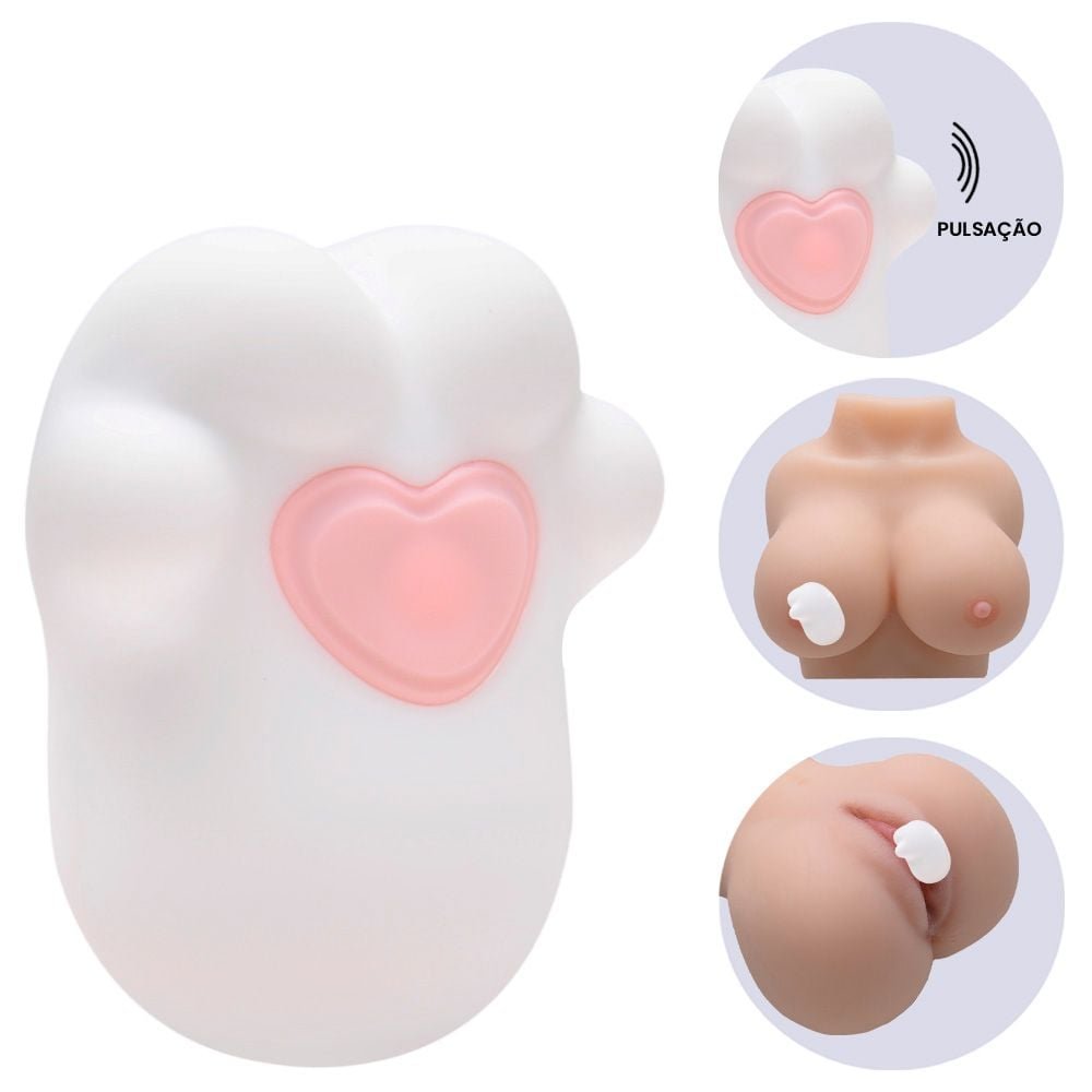 Vibrador Patinha Com Tapping Lucky Cat Sexy Import