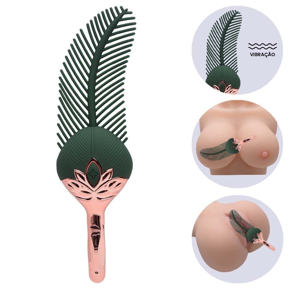 Vibrador Pena Recarregável Feathe Sexy Import