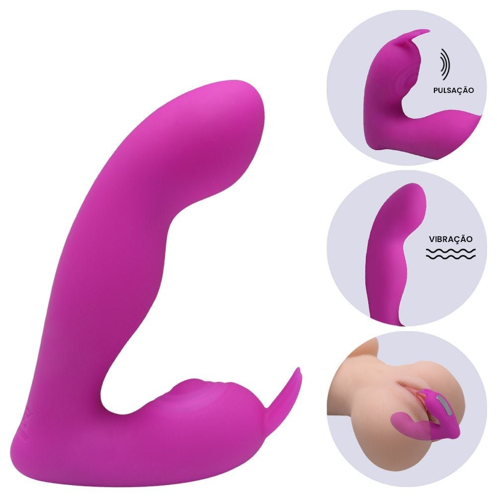 Vibrador Penetrador 4 Pulsações Pretty Love Vipmix