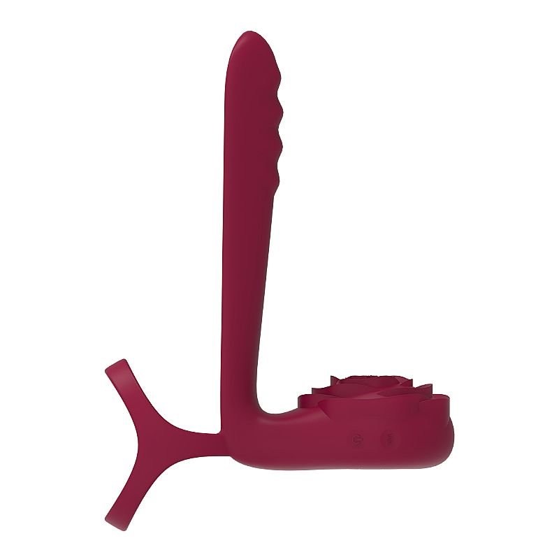 Vibrador Peniano com anel duplo - Norma - ALWUP