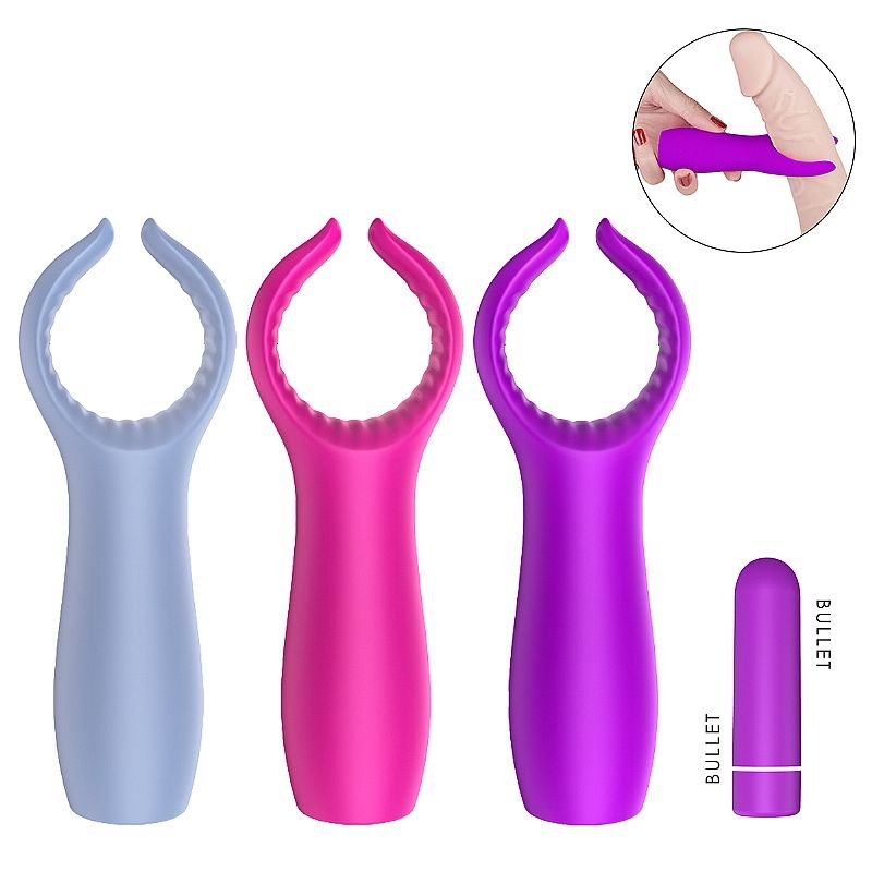 Vibrador Peniano e de Clitóris - Grant - S-hande - Roxo