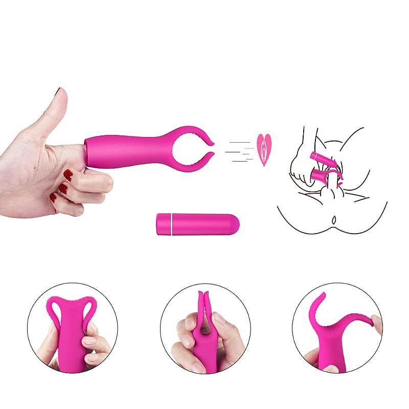Vibrador Peniano e de Clitóris - Grant - S-hande - Pink
