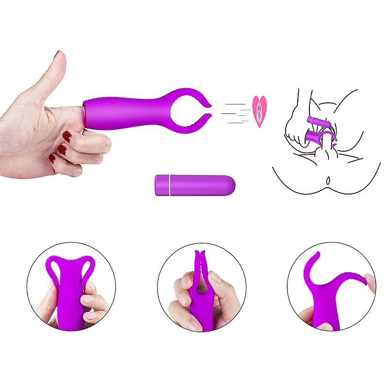 Vibrador Peniano e de Clitóris - Grant - S-hande - Roxo