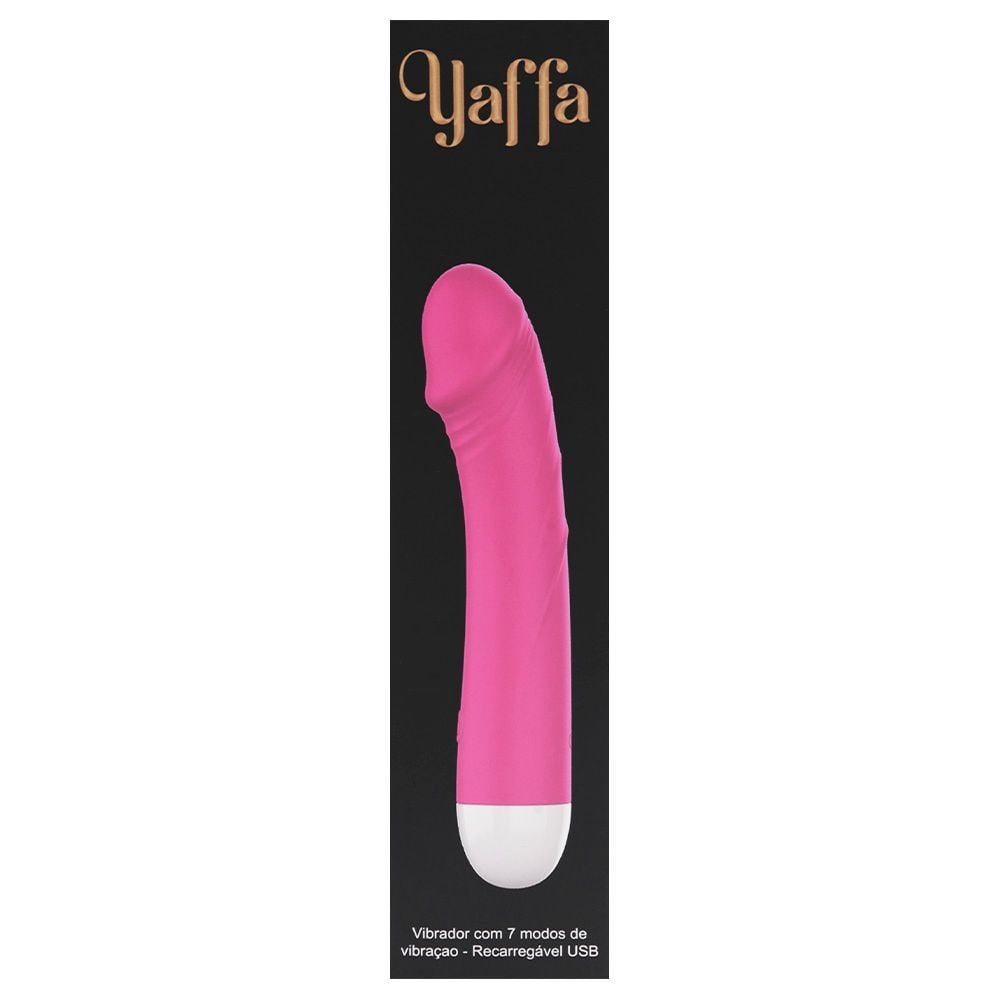 Vibrador Pênis 7 Modos Recarga Via Usb Yaffa