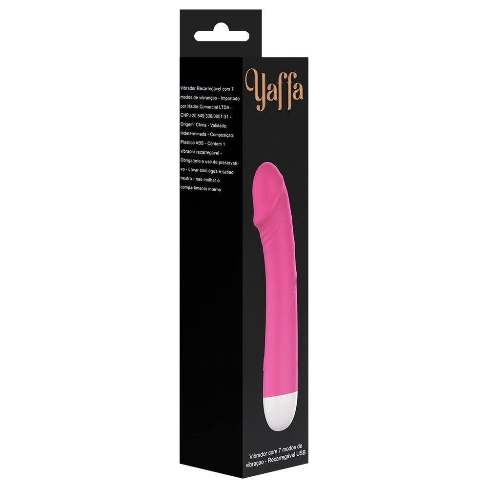 Vibrador Pênis 7 Modos Recarga Via Usb Yaffa
