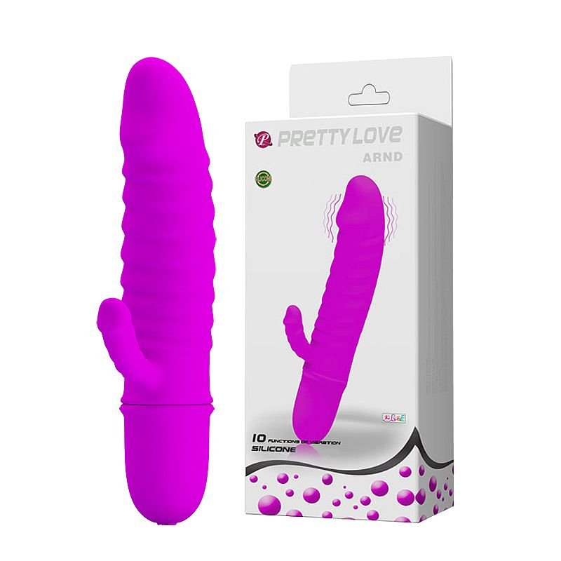 Vibrador Pênis em Puro Silicone 11,0 cm - ARND - 10 Vibrações - Pretty Love