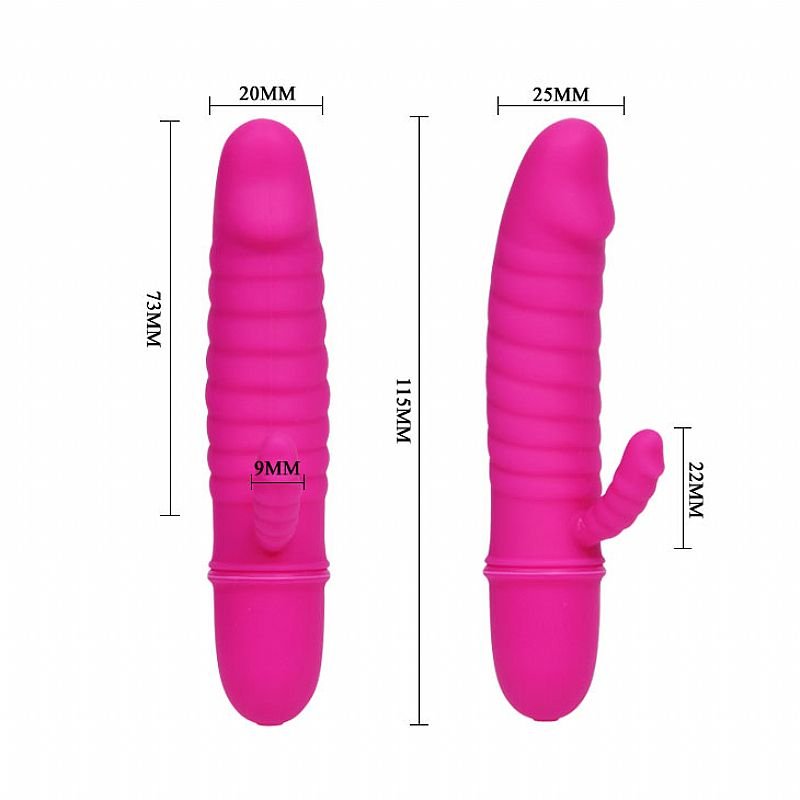 Vibrador Pênis em Puro Silicone 11,0 cm - ARND - 10 Vibrações - Pretty Love