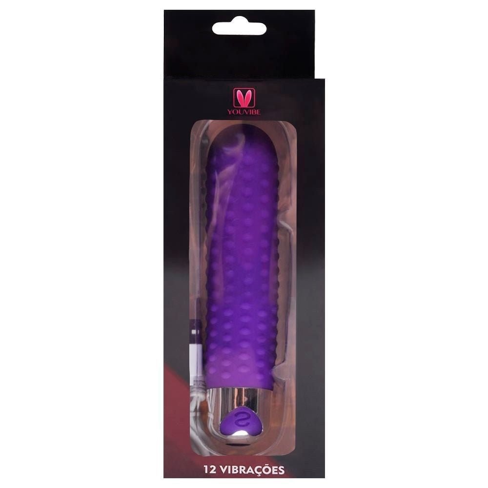Vibrador Personal 12 Vibrações Texturizado Vipmix