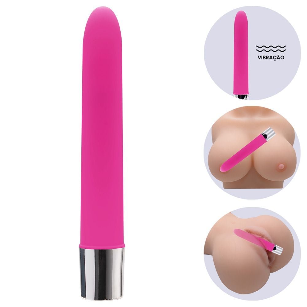 Vibrador Personal Com 10 Vibrações Aveludado Vipmix