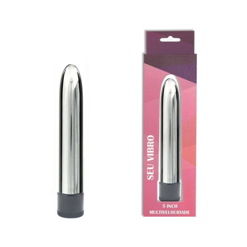 Vibrador Personal Cromado 13cm Youvibe Vipmix