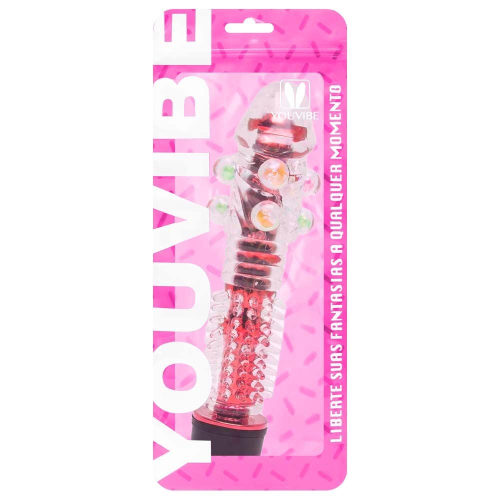 Vibrador Personal Sensor Com Pérolas Vipmix