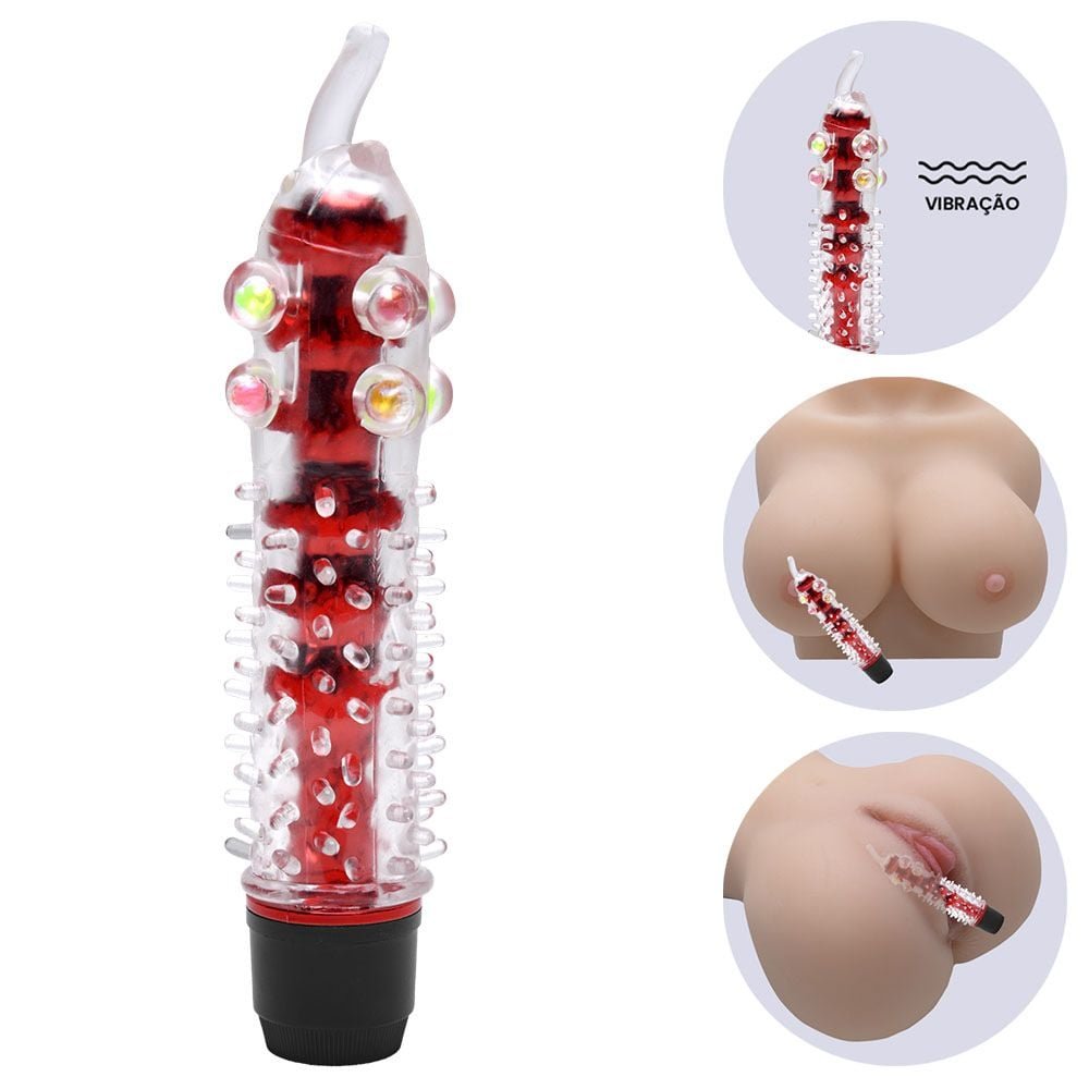 Vibrador Personal Sensor Pérolas Vipmix