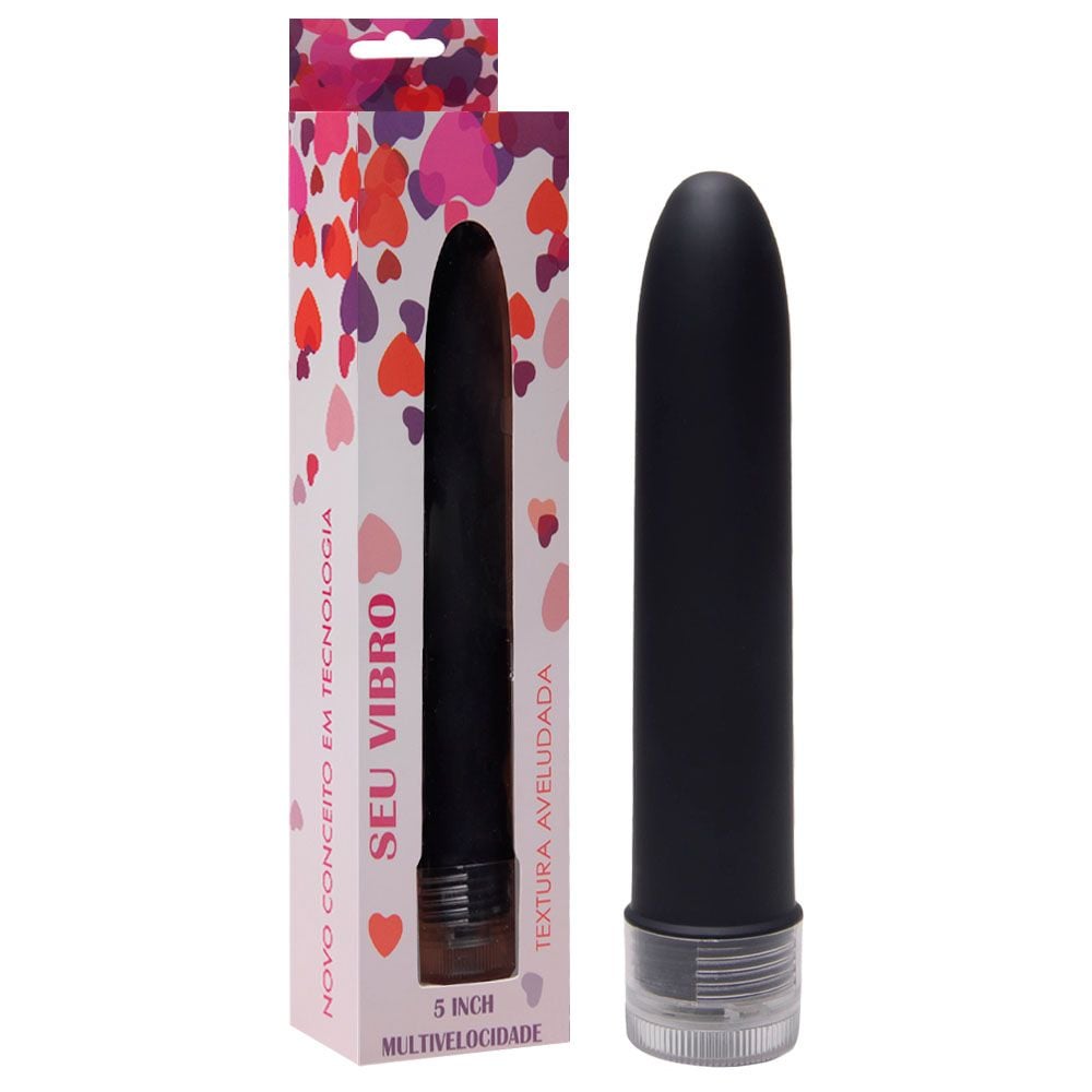 Vibrador Personal Toque Aveludado 13 X 2,5cm Vipmix