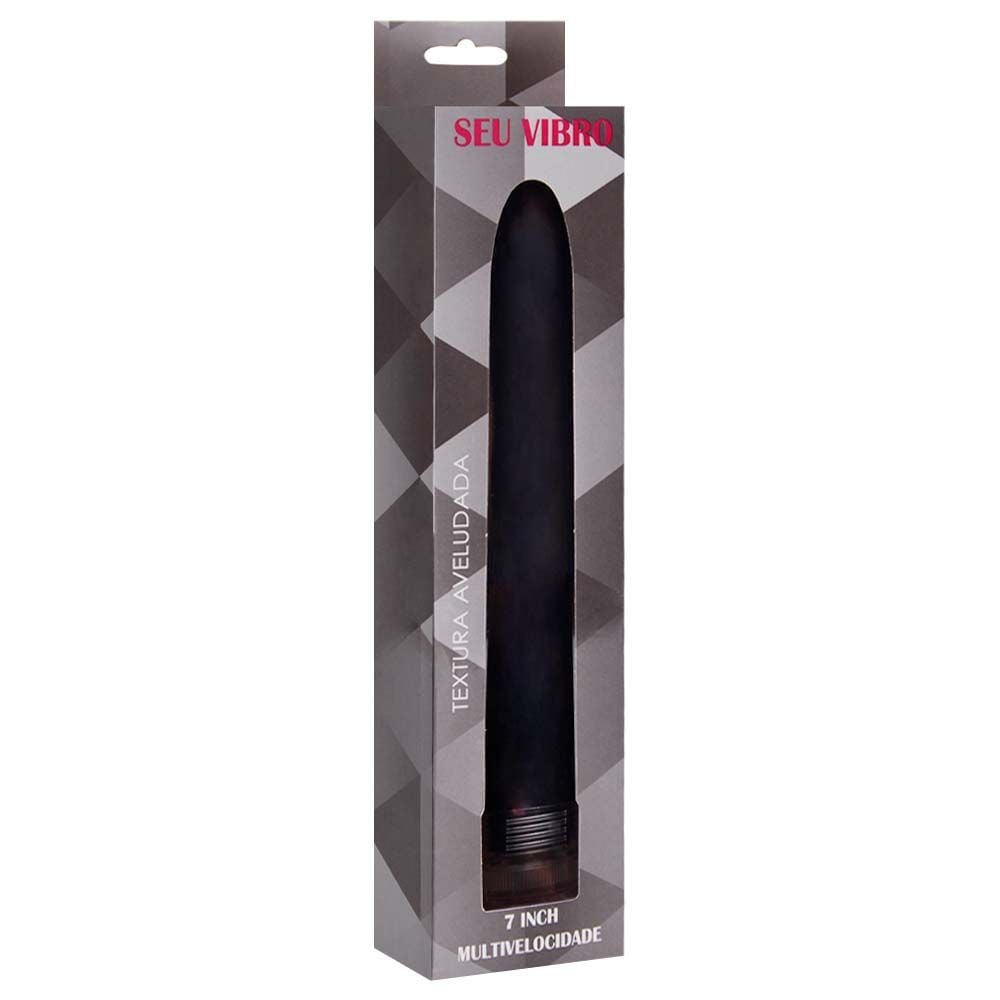 Vibrador Personal Toque Aveludado 17 X 2,5cm Vipmix