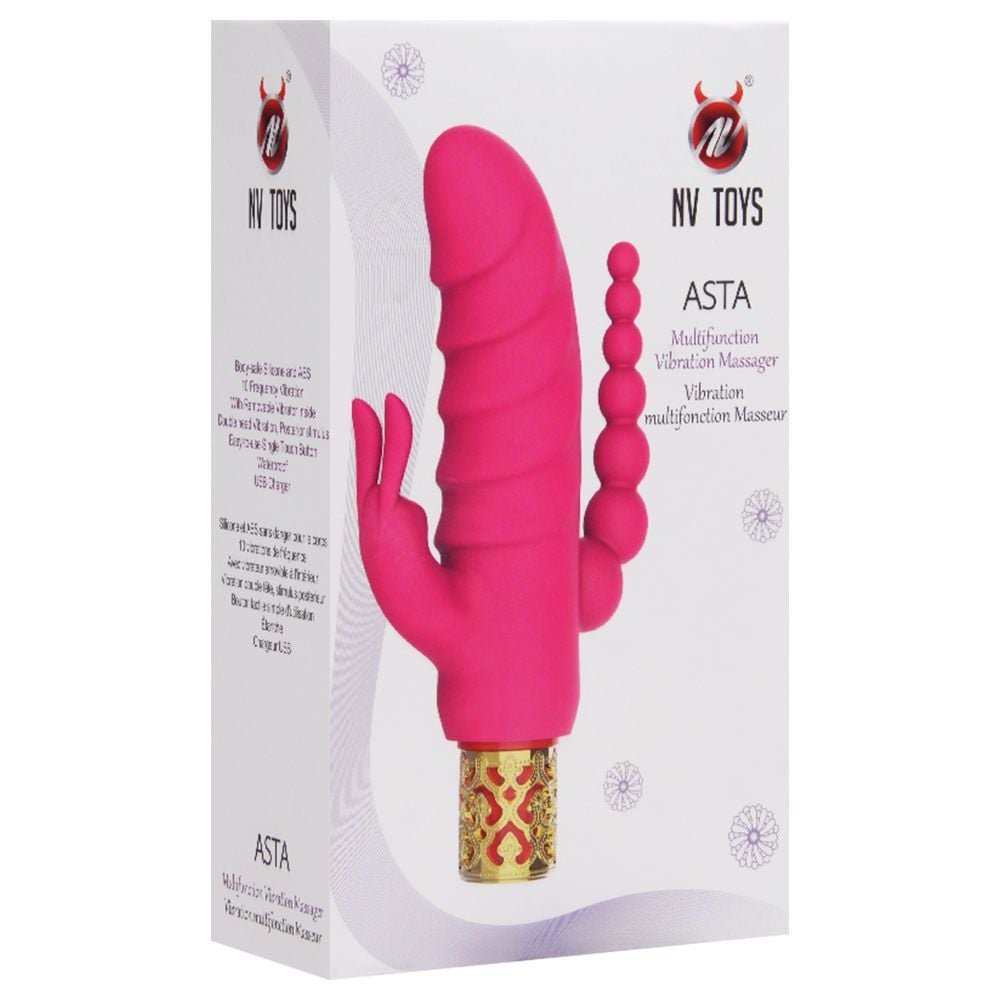 Vibrador Plugs Estímulo Duplo Asta Nv Toys Vipmix