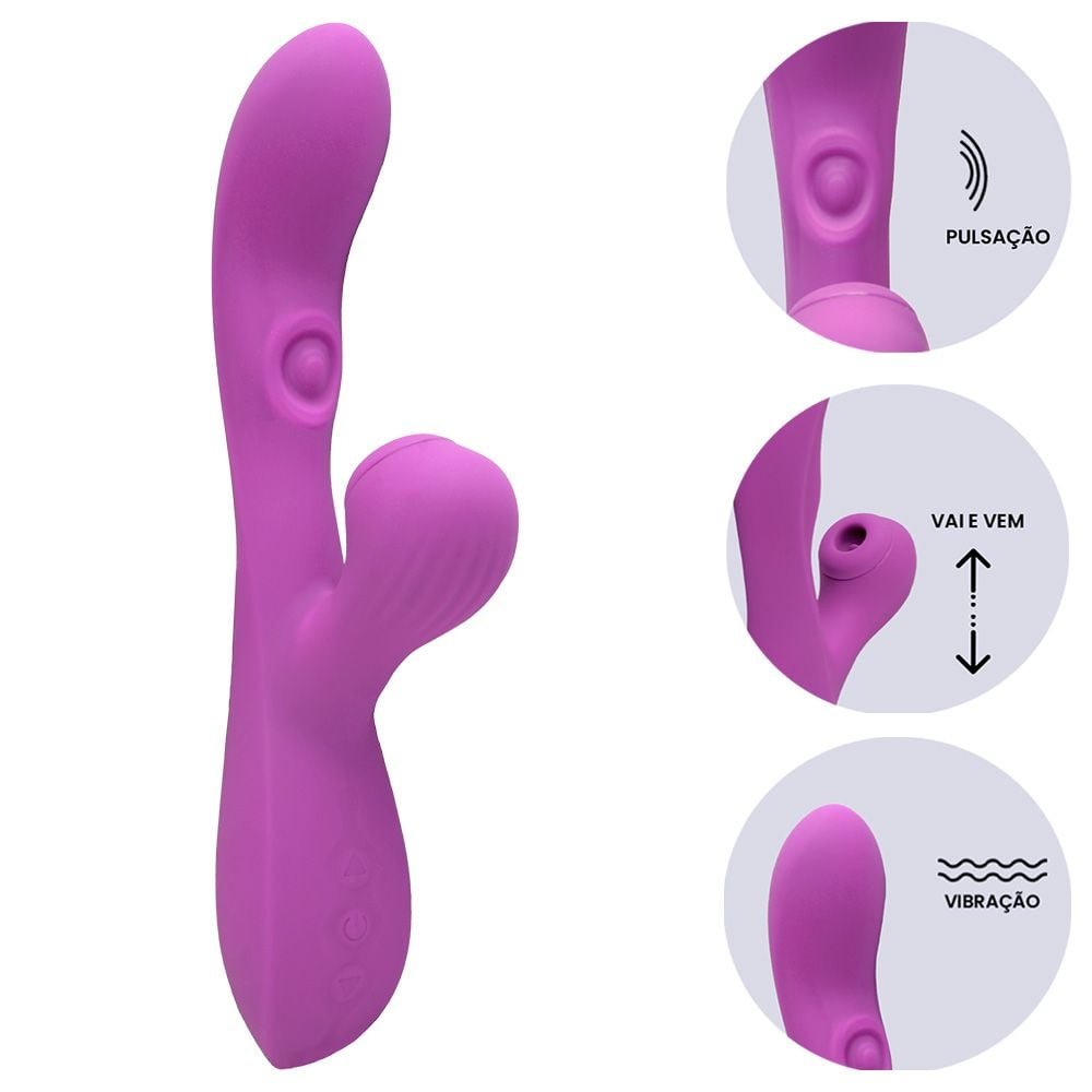 Vibrador Ponto G 10 Pulsações Licker Vipmix