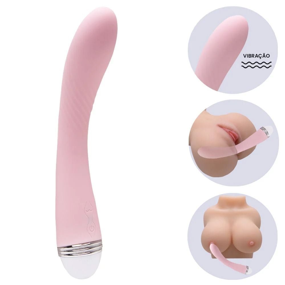 Vibrador Ponto G 10 Vibrações Usb Lilo Vipmix