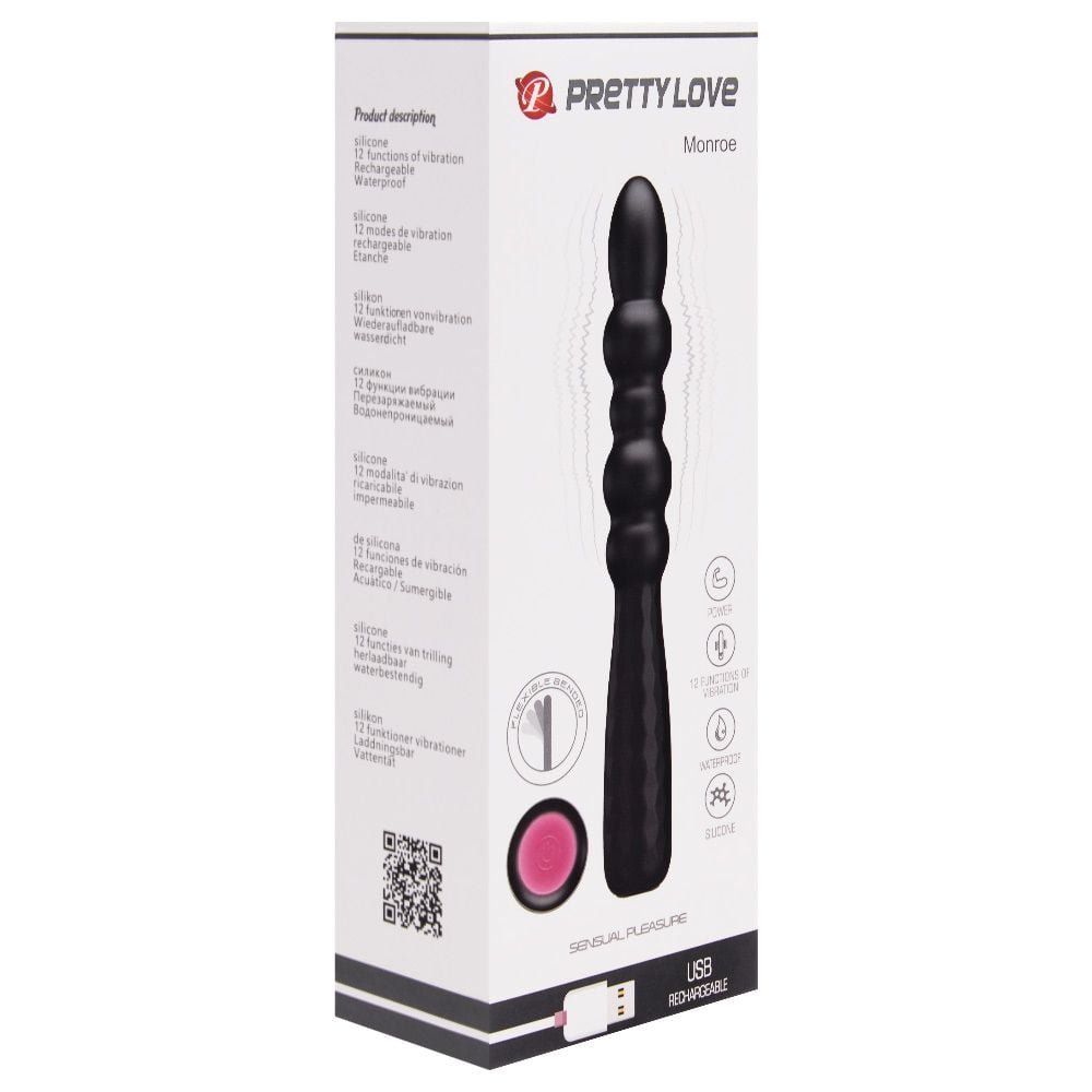 Vibrador Ponto G 12 Modos Monroe Pretty Love Vipmix