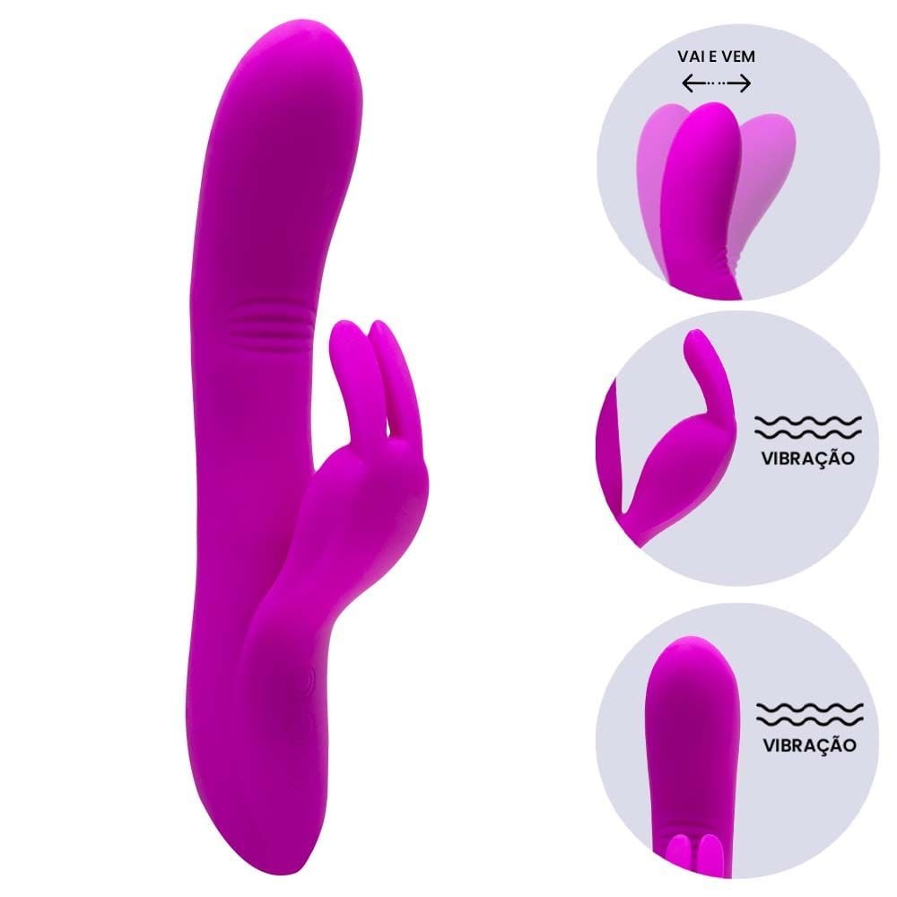 Vibrador Ponto G 7 Vibrações Dylan Pretty Love Vipmix