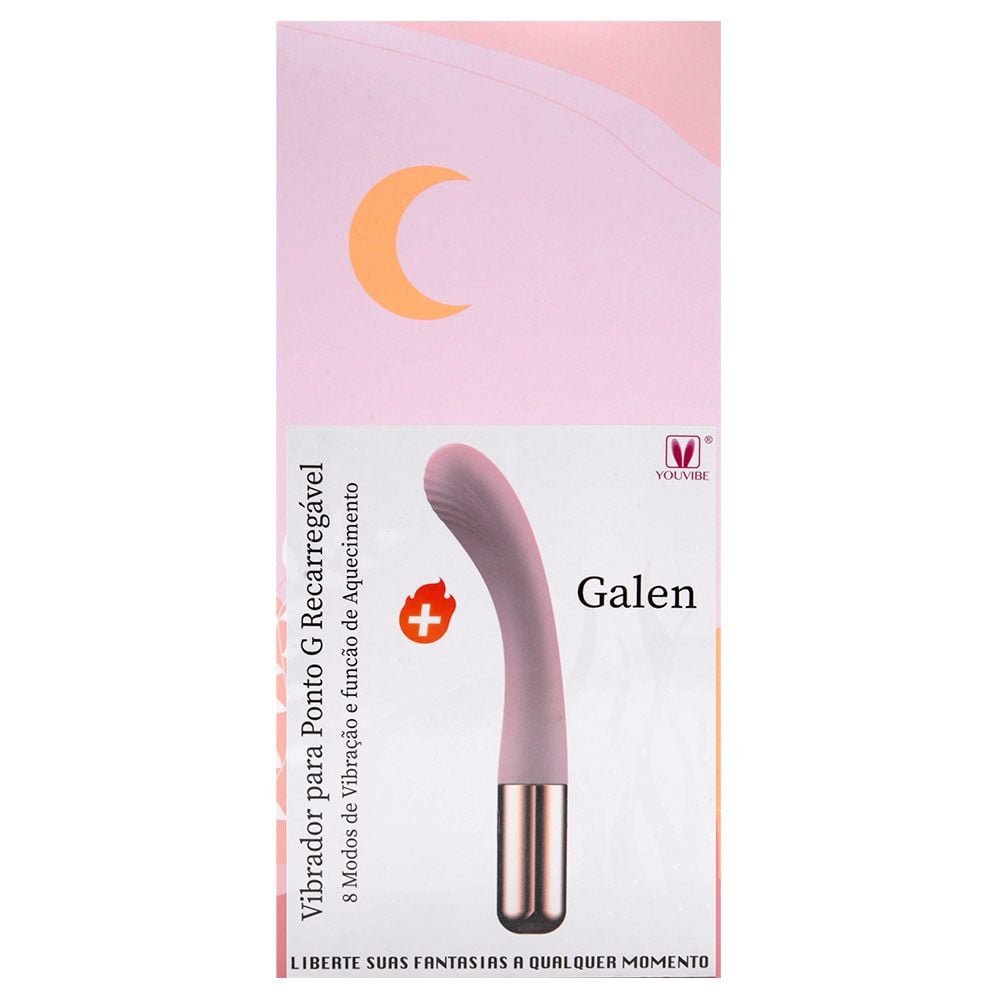 Vibrador Ponto G 8 Vibrações Aquece Galen Vipmix