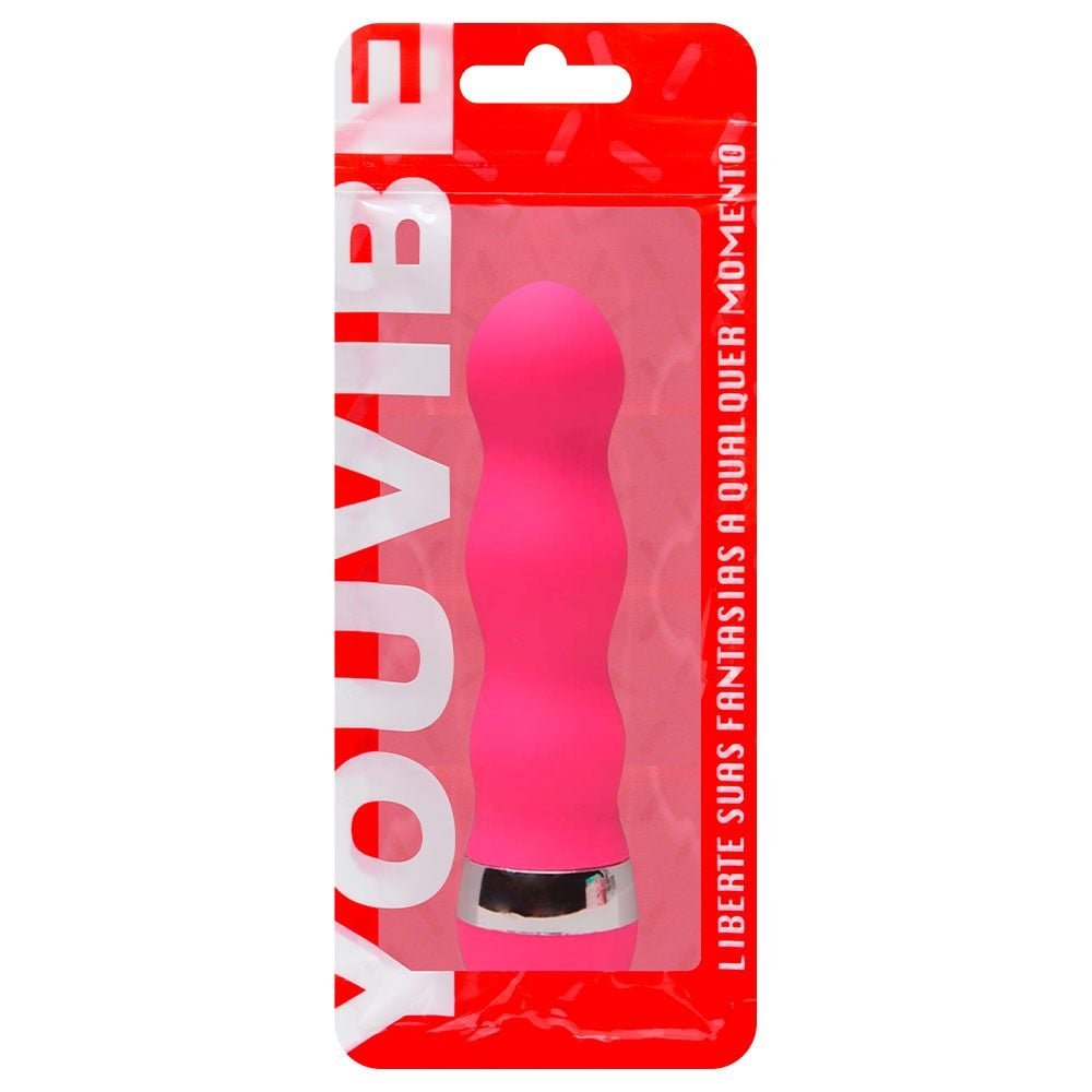 Vibrador Ponto G Aveludado 10,5 X 2,3cm Vipmix