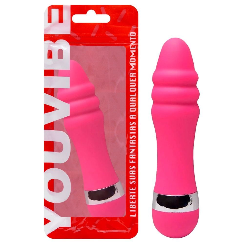 Vibrador Ponto G Aveludado 10,5 X 2,5cm Vipmix
