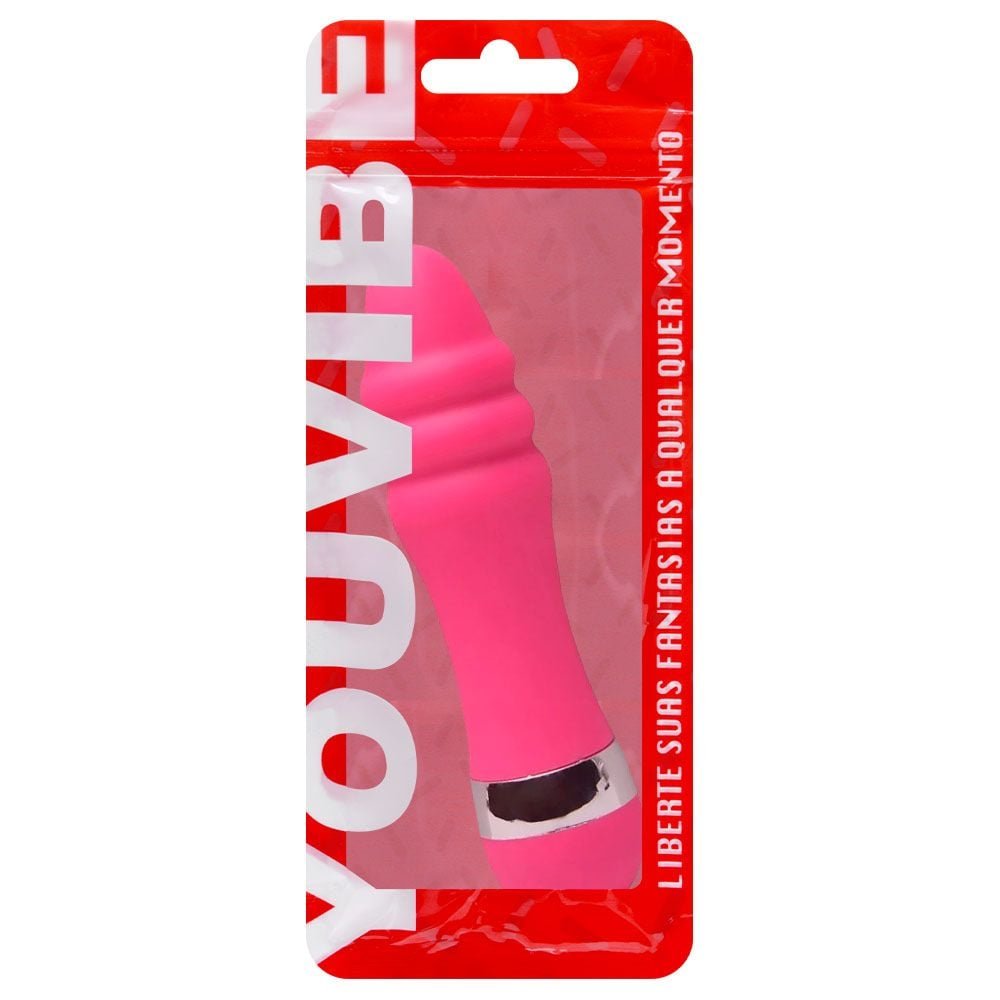 Vibrador Ponto G Aveludado 10,5 X 2,5cm Vipmix