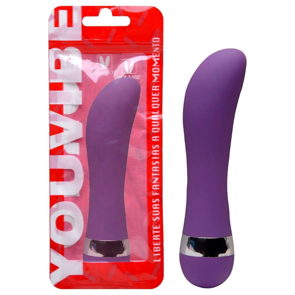 Vibrador Ponto G Aveludado 11,3 X 2,3cm Vipmix